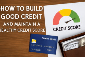 How to Build Good Credit and Maintain a Healthy Credit Score